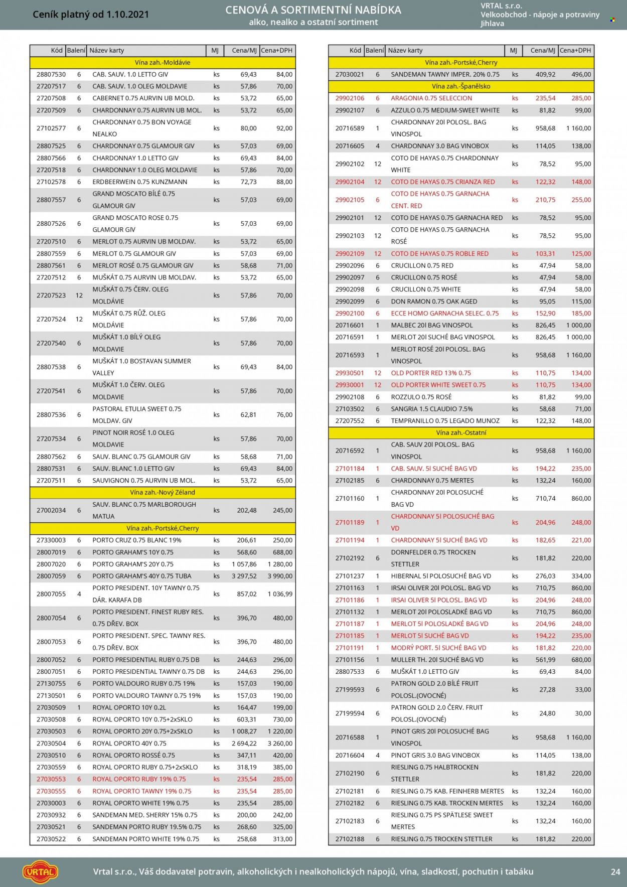 Leták Vrtal - 1.10.2021 - 31.10.2021. Strana 25