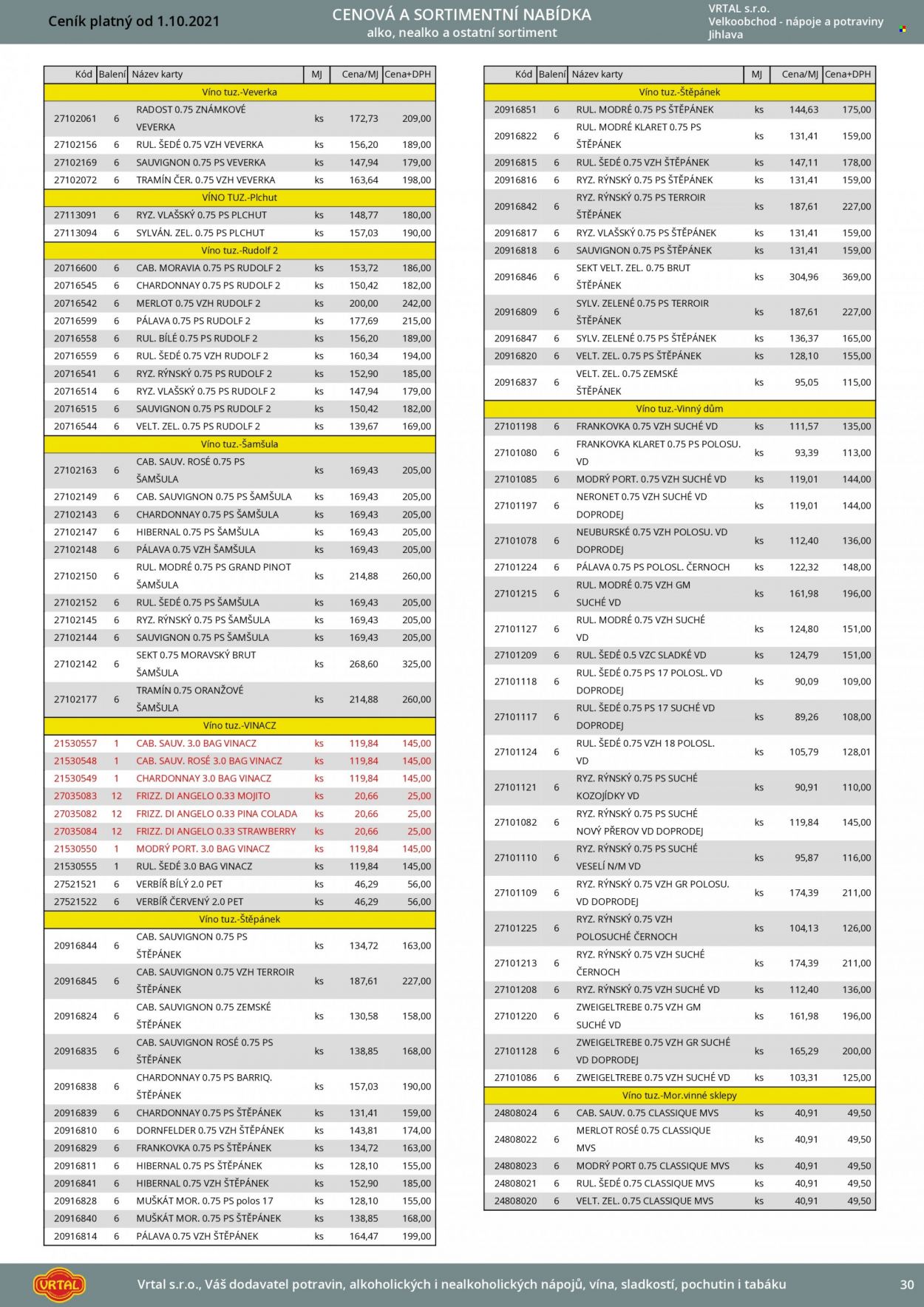 Leták Vrtal - 1.10.2021 - 31.10.2021. Strana 31