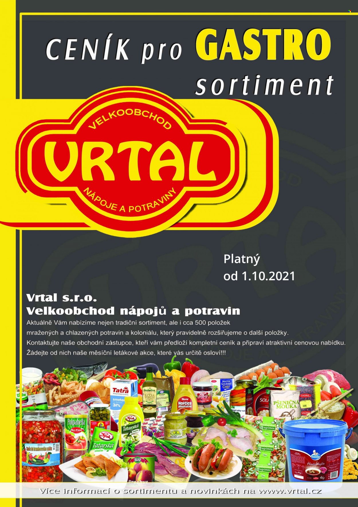Leták Vrtal - 1.10.2021 - 31.10.2021. Strana 1