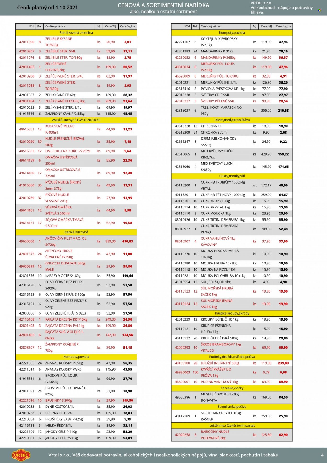 Leták Vrtal - 1.10.2021 - 31.10.2021. Strana 5