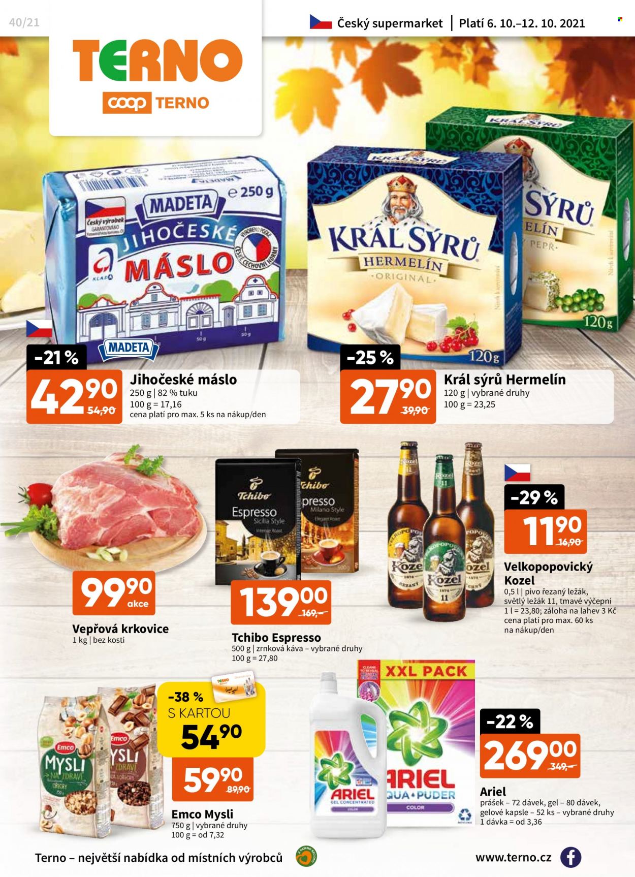 Leták coop TERNO - 6.10.2021 - 12.10.2021. Strana 1