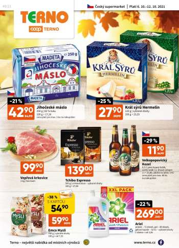 Leták coop TERNO - 6.10.2021 - 12.10.2021.