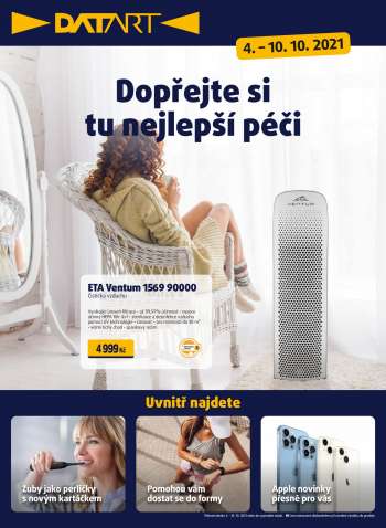 Leták DATART - 4.10.2021 - 10.10.2021.