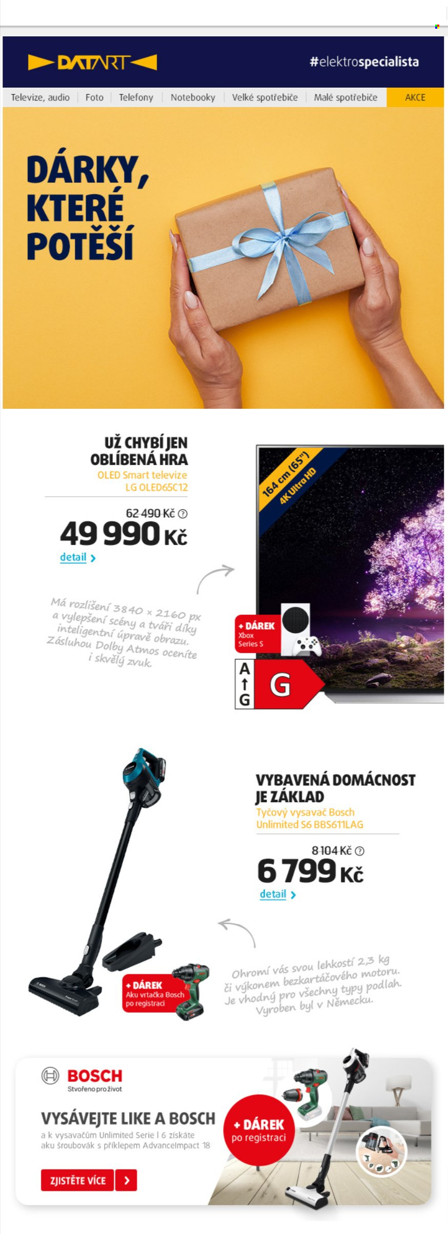 Leták DATART - 4.10.2021 - 10.10.2021. Strana 1