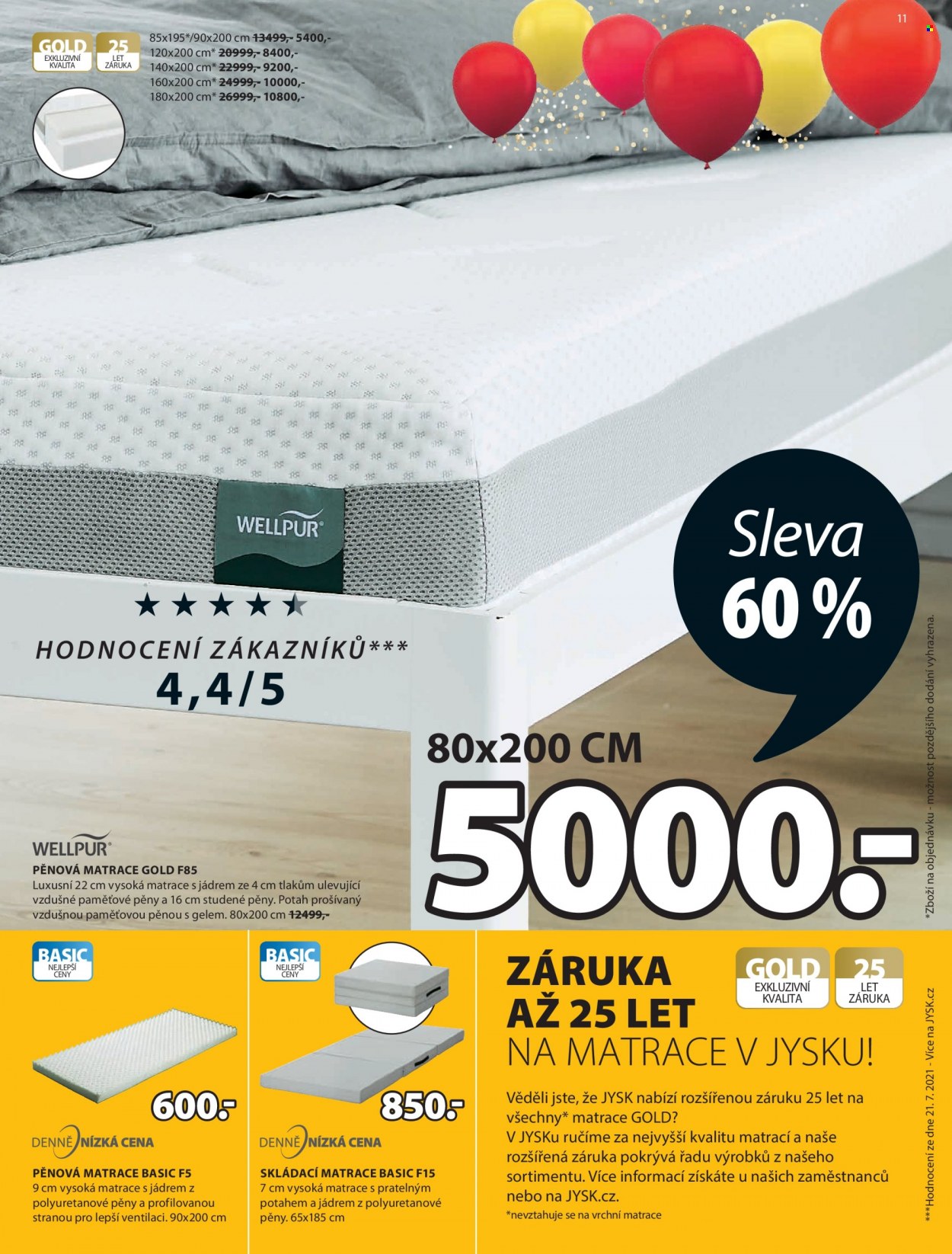 Leták JYSK - 4.10.2021 - 20.10.2021. Strana 11
