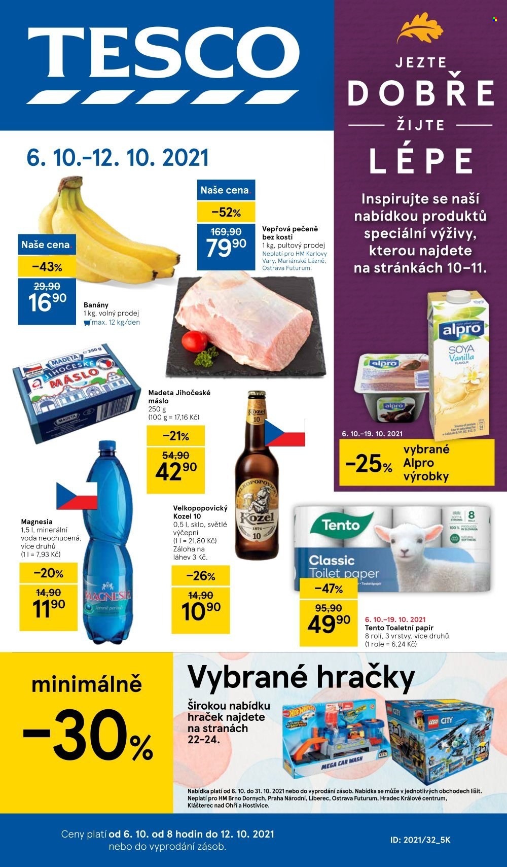 Leták TESCO - 6.10.2021 - 12.10.2021. Strana 1