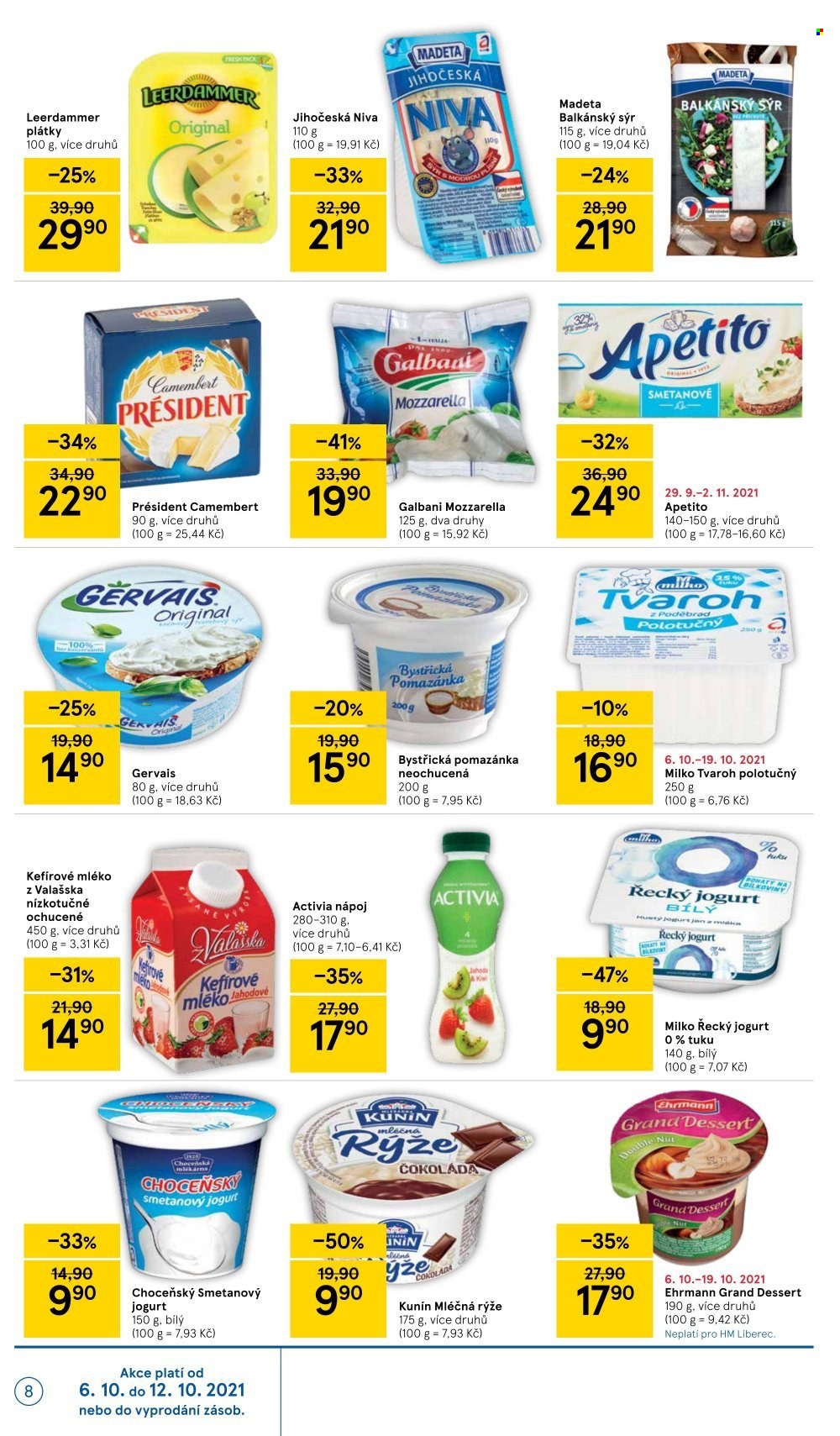 Leták TESCO - 6.10.2021 - 12.10.2021. Strana 8