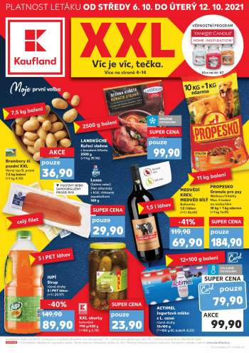 Leták Kaufland - 6.10.2021 - 12.10.2021.