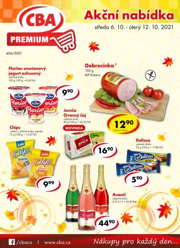 Leták CBA Premium - 6.10.2021 - 12.10.2021.
