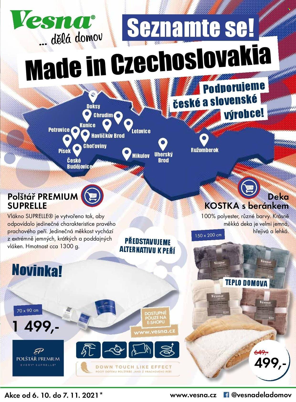 Leták Vesna - 6.10.2021 - 7.11.2021. Strana 1
