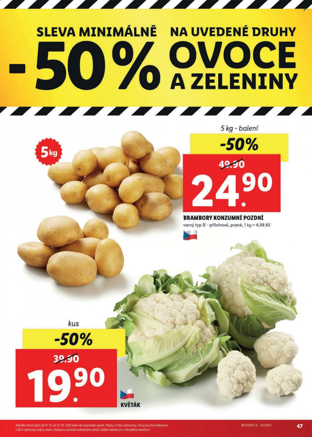 Leták Lidl - 11.10.2021 - 17.10.2021. Strana 47
