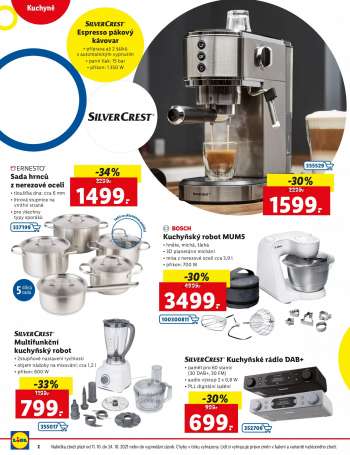 thumbnail - SilverCrest Espresso pákový kávovar • příprava až 2 šálků s automatickým vypnutím • parní tlak: 15 bar • příkon: 1 350 W