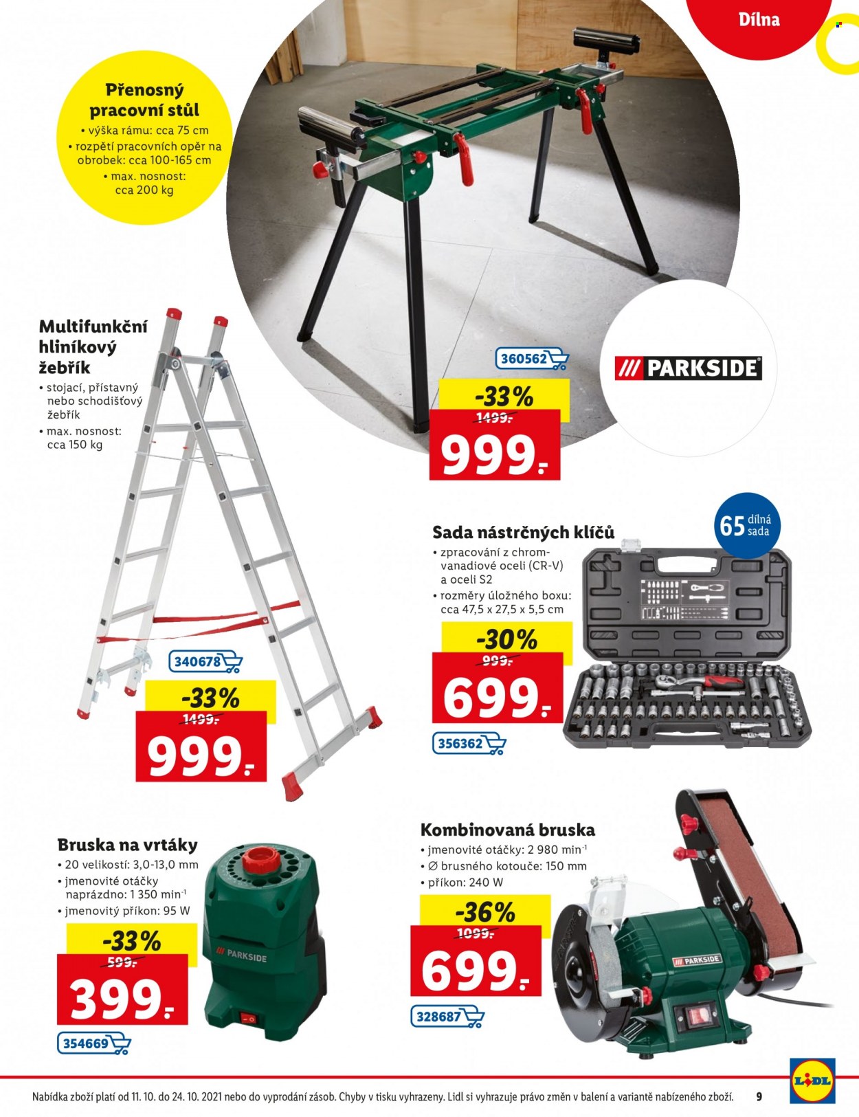 Leták Lidl - 11.10.2021 - 24.10.2021. Strana 9
