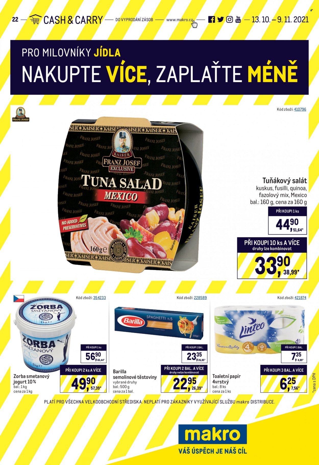 Leták MAKRO - 13.10.2021 - 9.11.2021. Strana 1