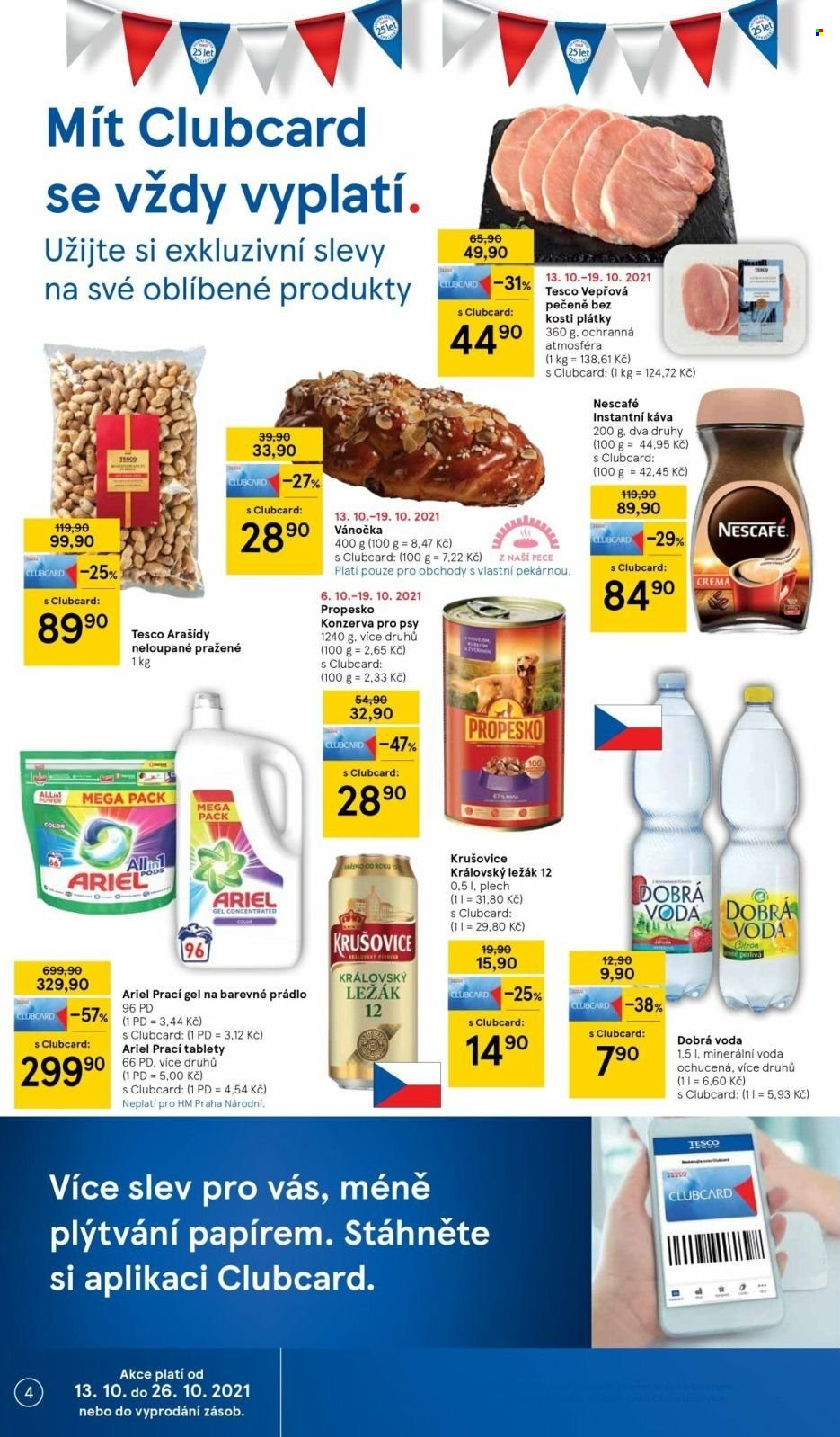 Leták TESCO - 13.10.2021 - 19.10.2021. Strana 4