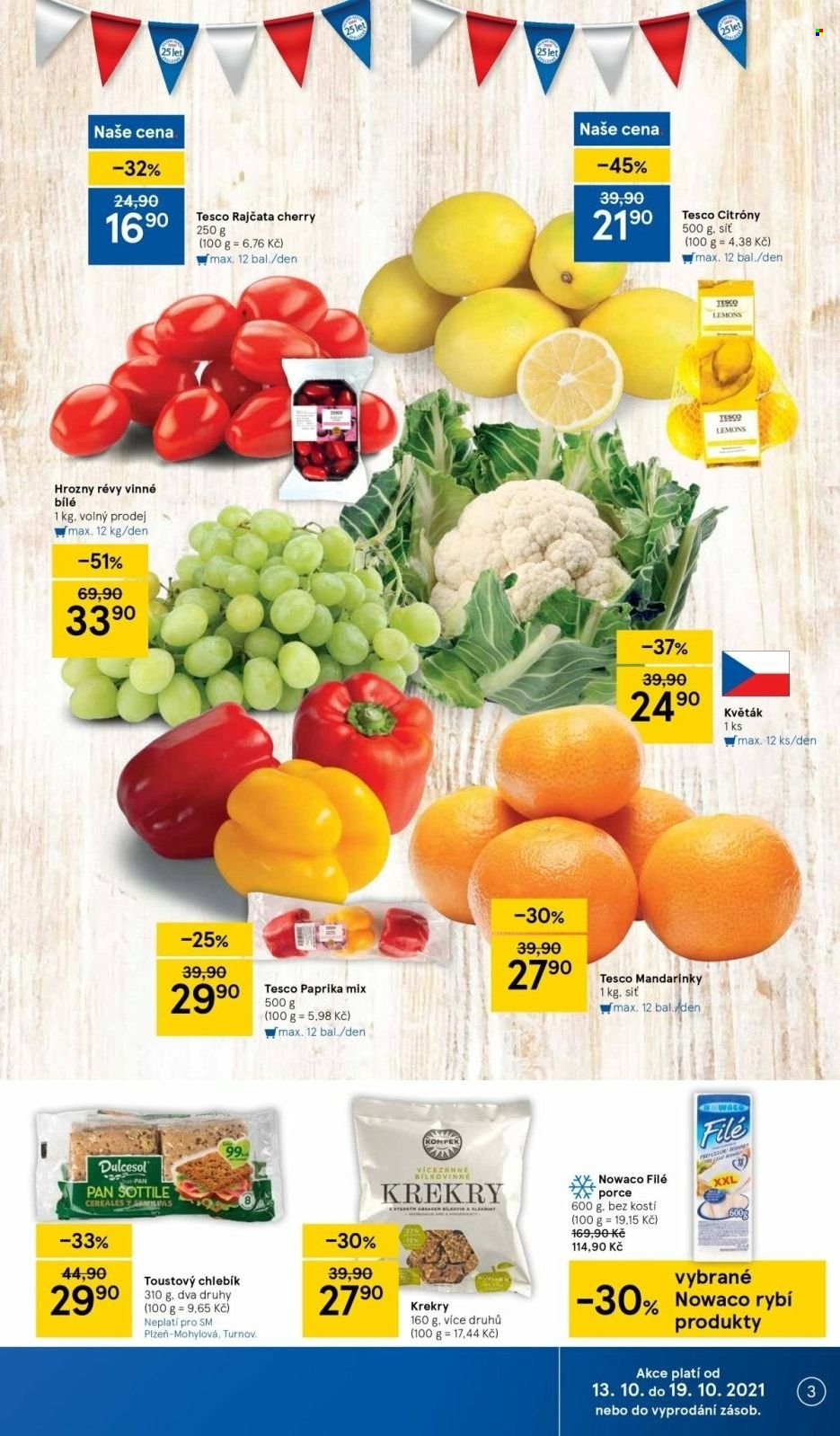Leták TESCO supermarket - 13.10.2021 - 19.10.2021. Strana 3