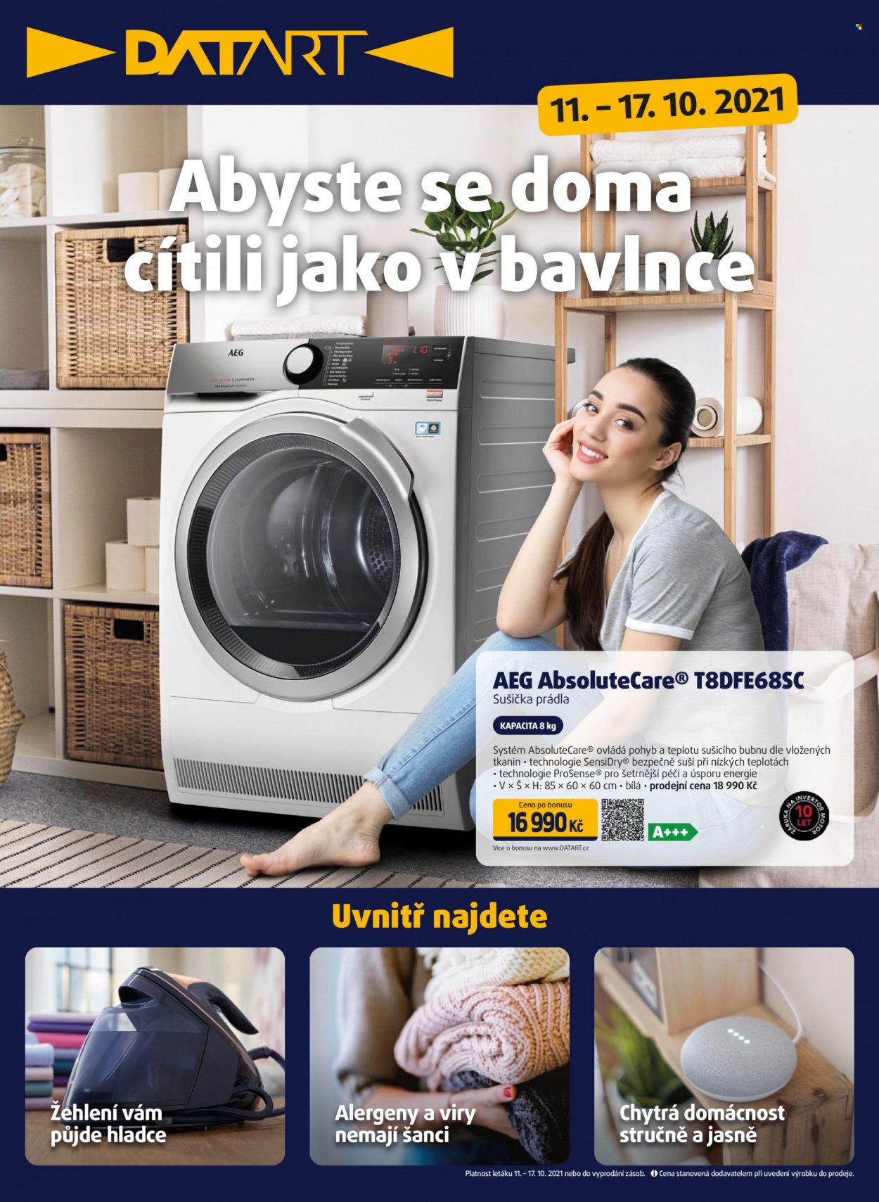 Leták DATART - 11.10.2021 - 17.10.2021. Strana 1