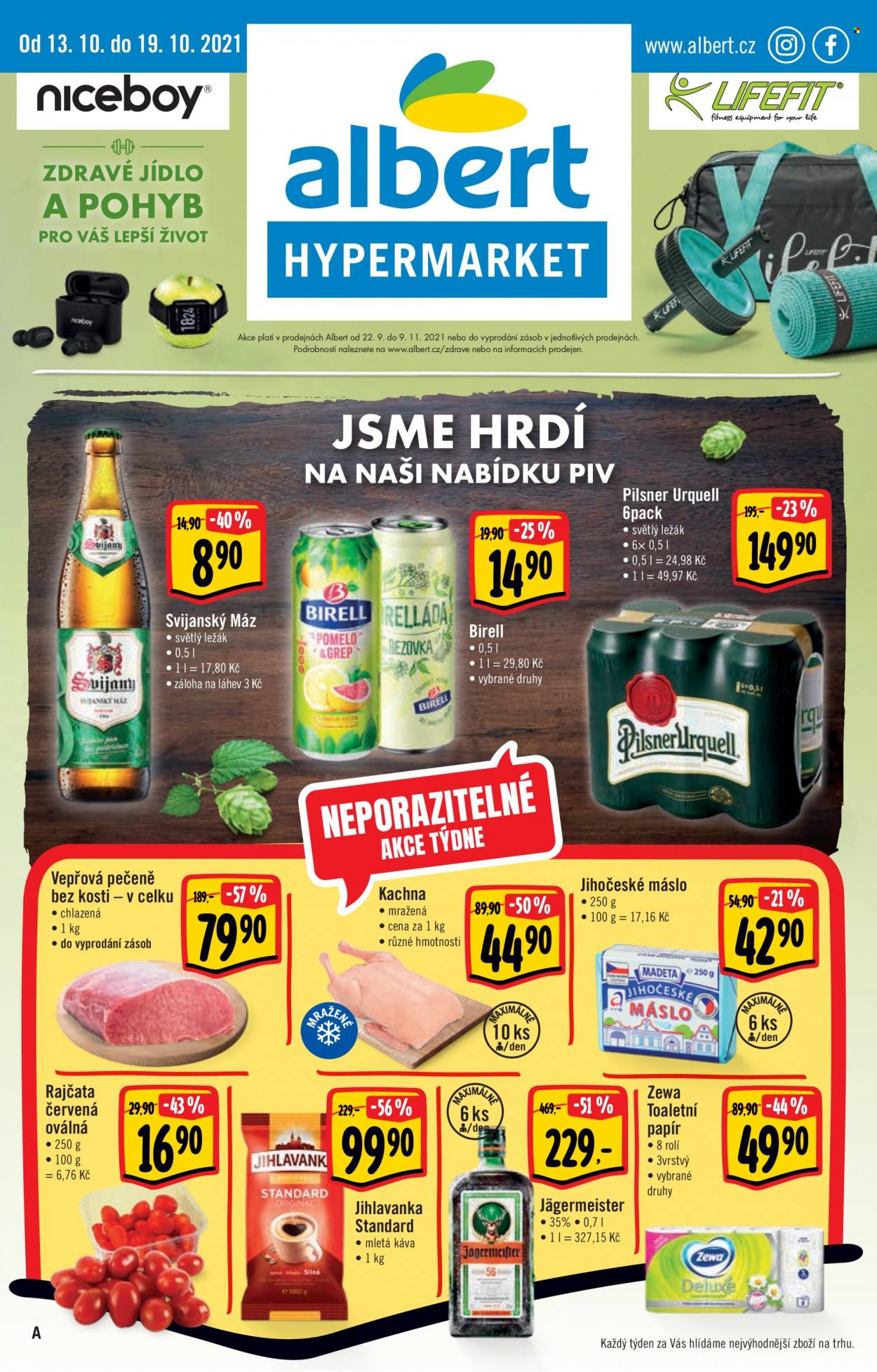 Leták Albert Hypermarket - 13.10.2021 - 19.10.2021. Strana 1