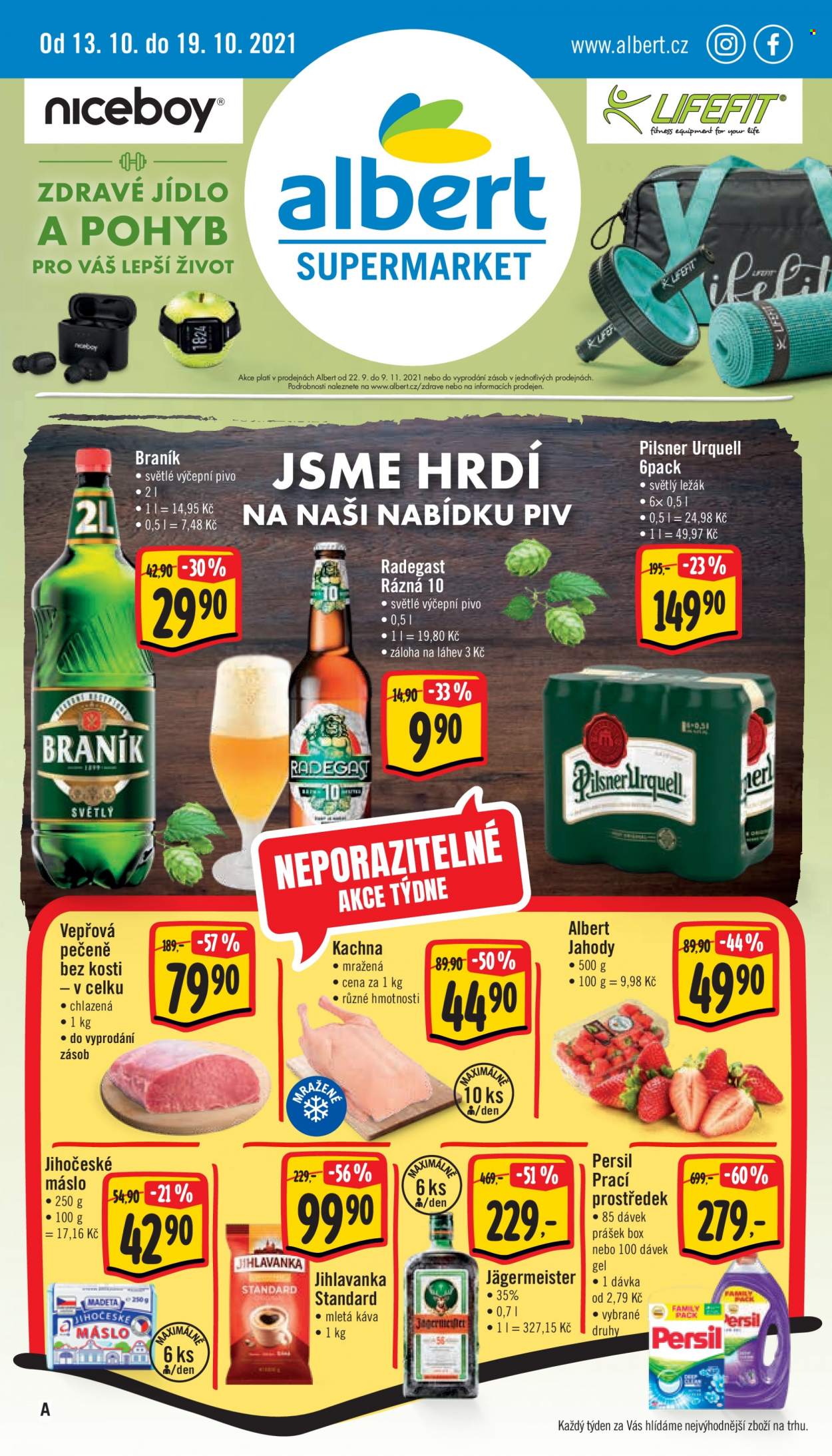 Leták Albert Supermarket - 13.10.2021 - 19.10.2021. Strana 1
