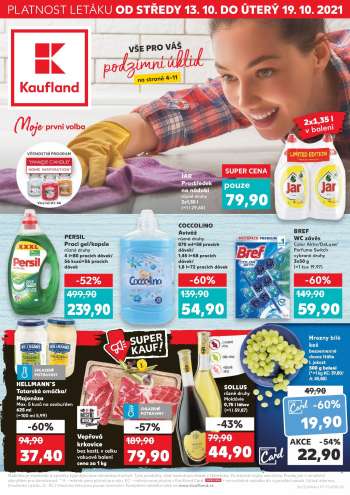 Leták Kaufland - 13.10.2021 - 19.10.2021.
