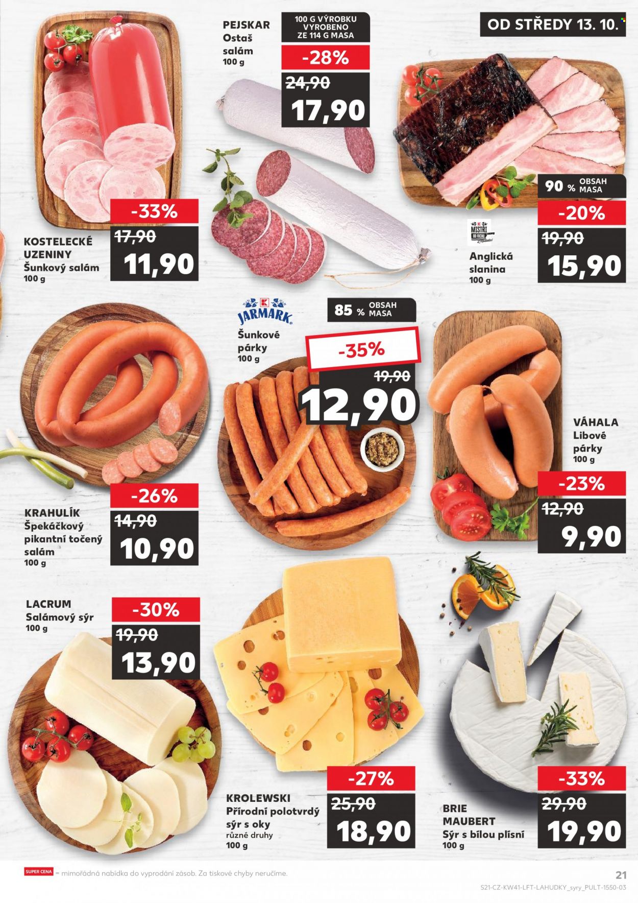 Leták Kaufland - 13.10.2021 - 19.10.2021. Strana 21