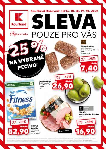 Leták Kaufland - 13.10.2021 - 19.10.2021.