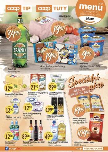Leták coop TIP - 13.10.2021 - 26.10.2021.