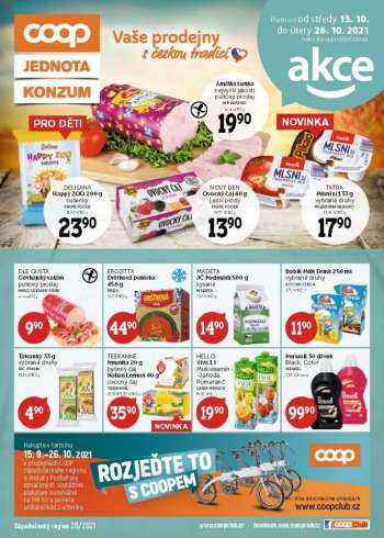 Leták coop JEDNOTA - 13.10.2021 - 26.10.2021.