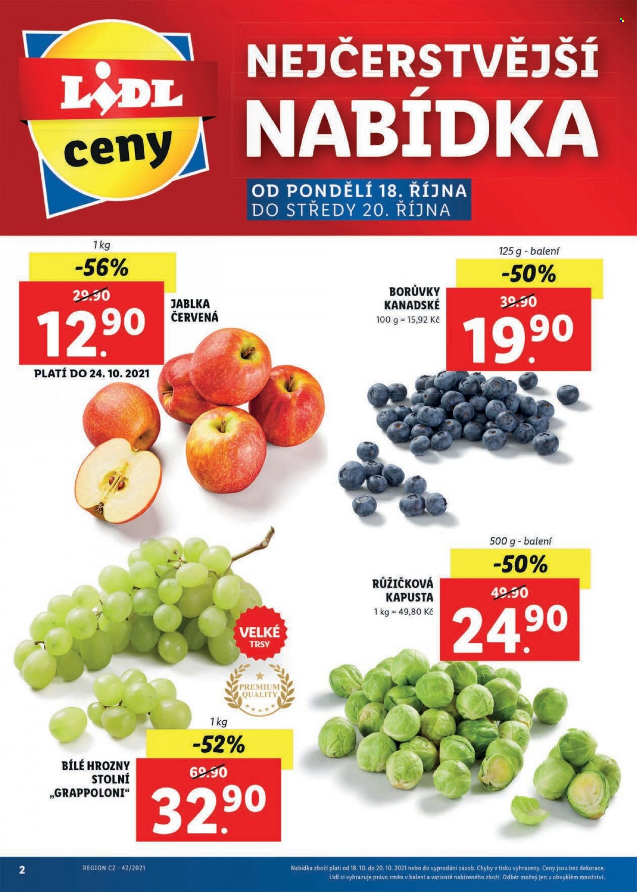 Leták Lidl - 18.10.2021 - 24.10.2021. Strana 2
