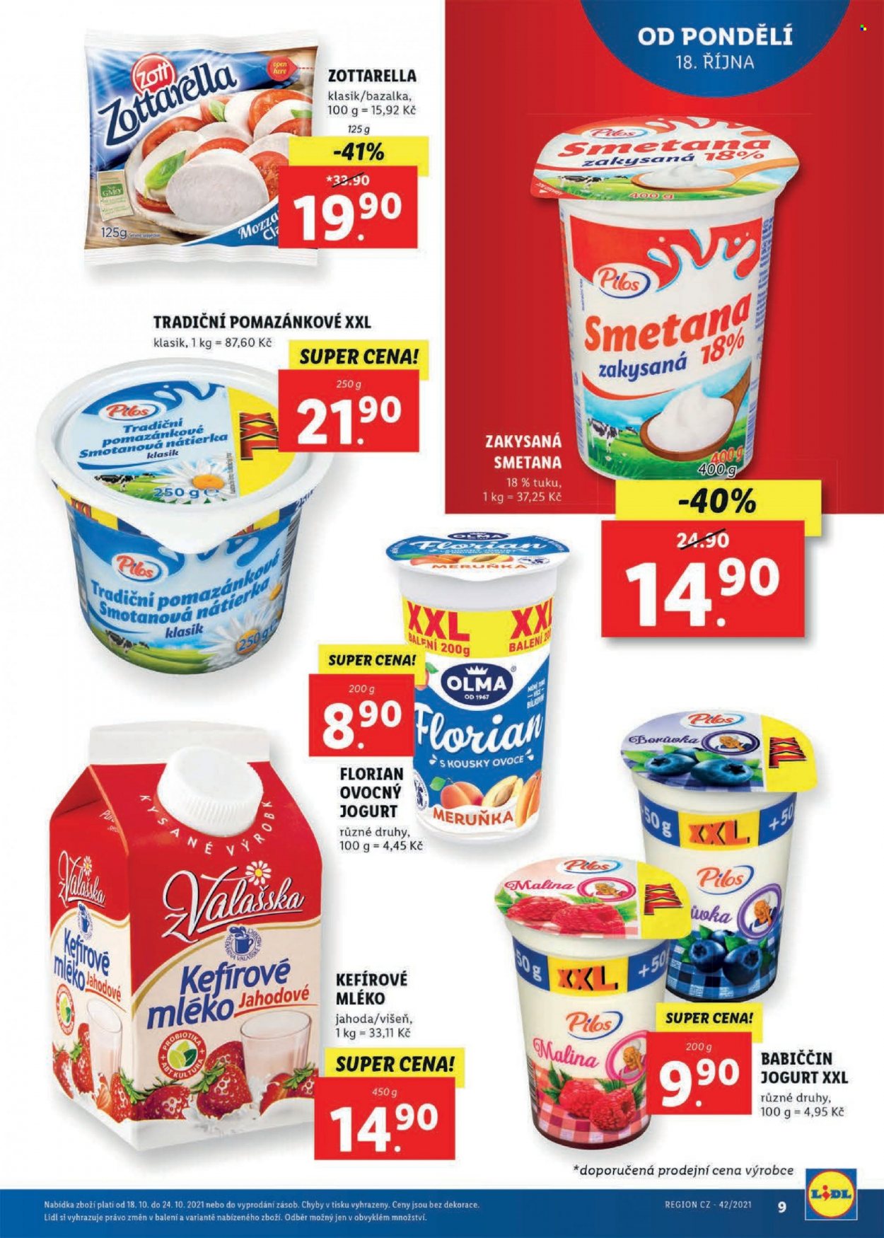 Leták Lidl - 18.10.2021 - 24.10.2021. Strana 9