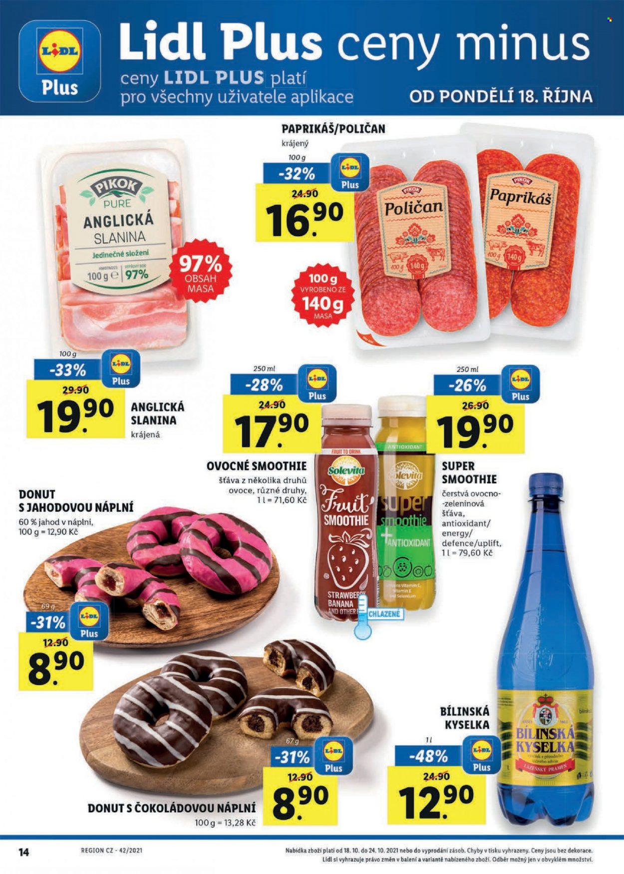 Leták Lidl - 18.10.2021 - 24.10.2021. Strana 14