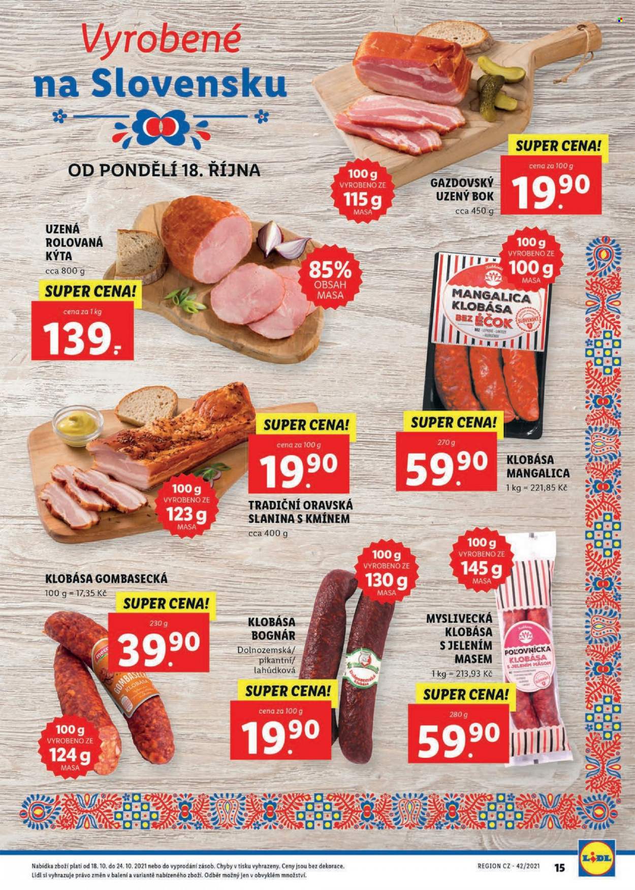 Leták Lidl - 18.10.2021 - 24.10.2021. Strana 15