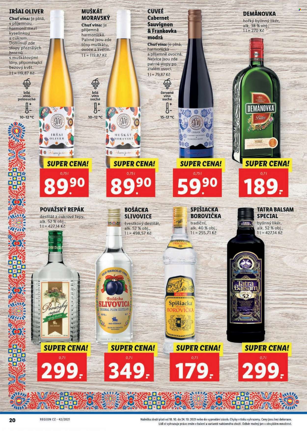 Leták Lidl - 18.10.2021 - 24.10.2021. Strana 20