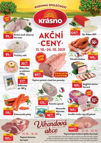 Leták MP Krásno - 11.10.2021 - 24.10.2021.