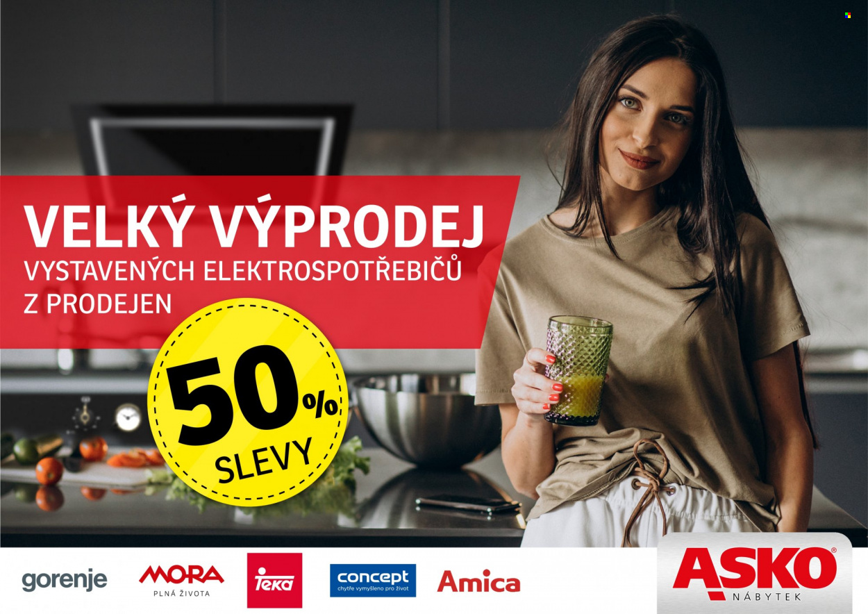 thumbnail - Leták ASKO - Produkty v akci - Gorenje, MORA. Strana 1.