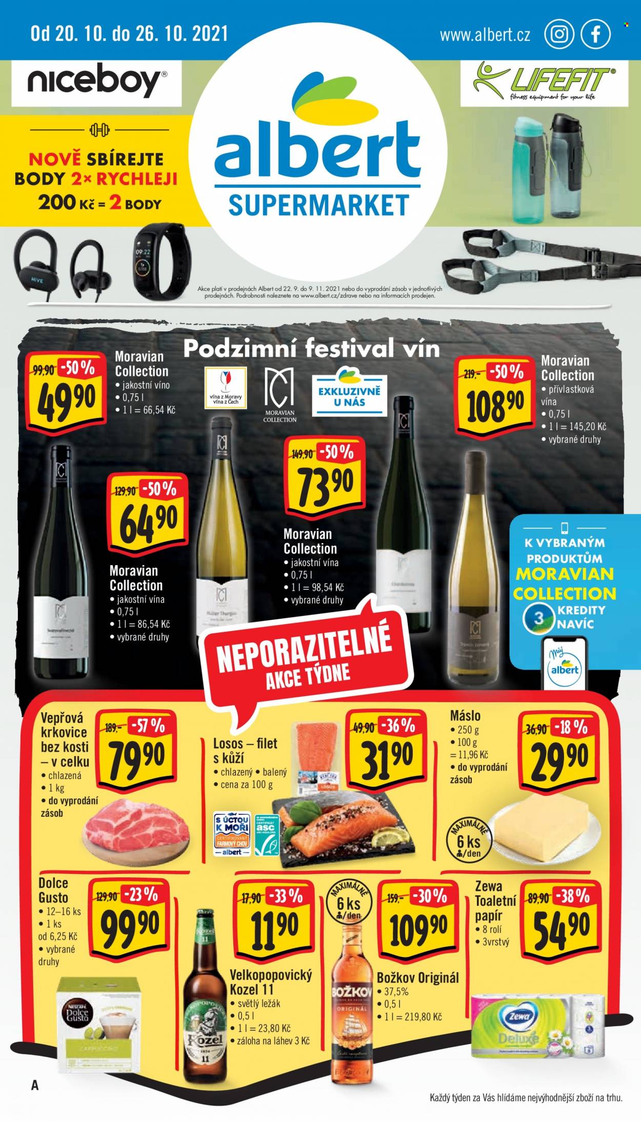 Leták Albert Supermarket - 20.10.2021 - 26.10.2021. Strana 1
