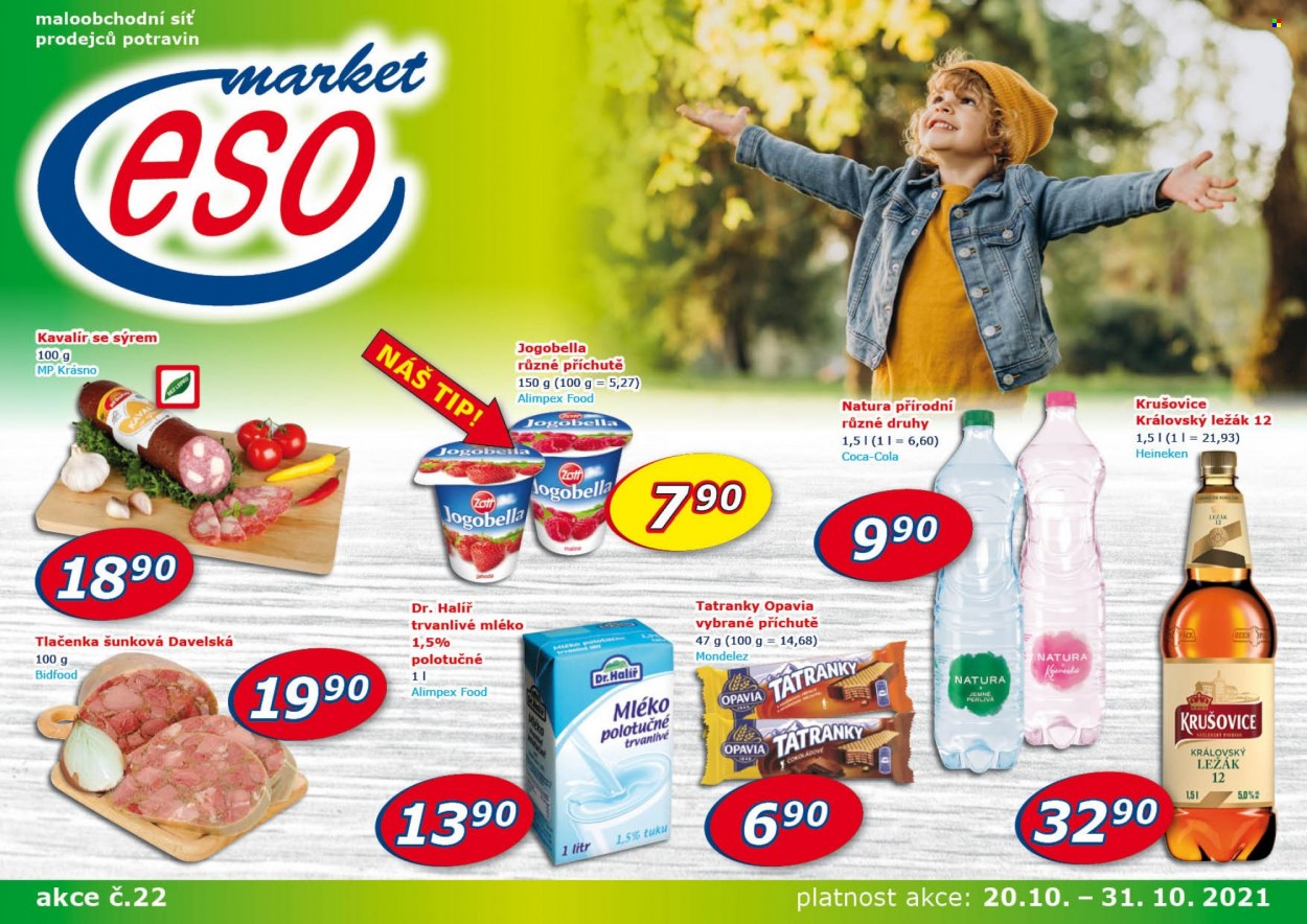Leták ESO MARKET - 20.10.2021 - 31.10.2021. Strana 1