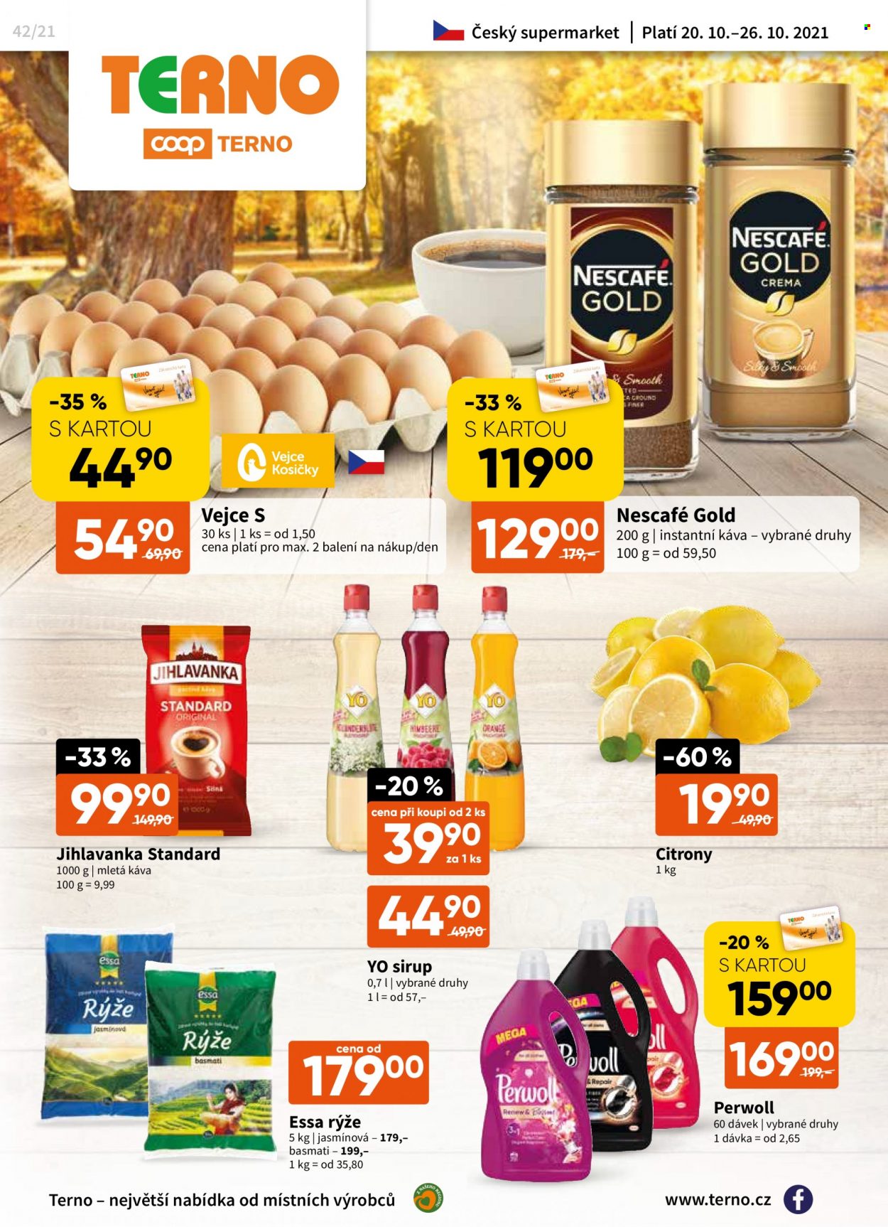 Leták coop TERNO - 20.10.2021 - 26.10.2021. Strana 1