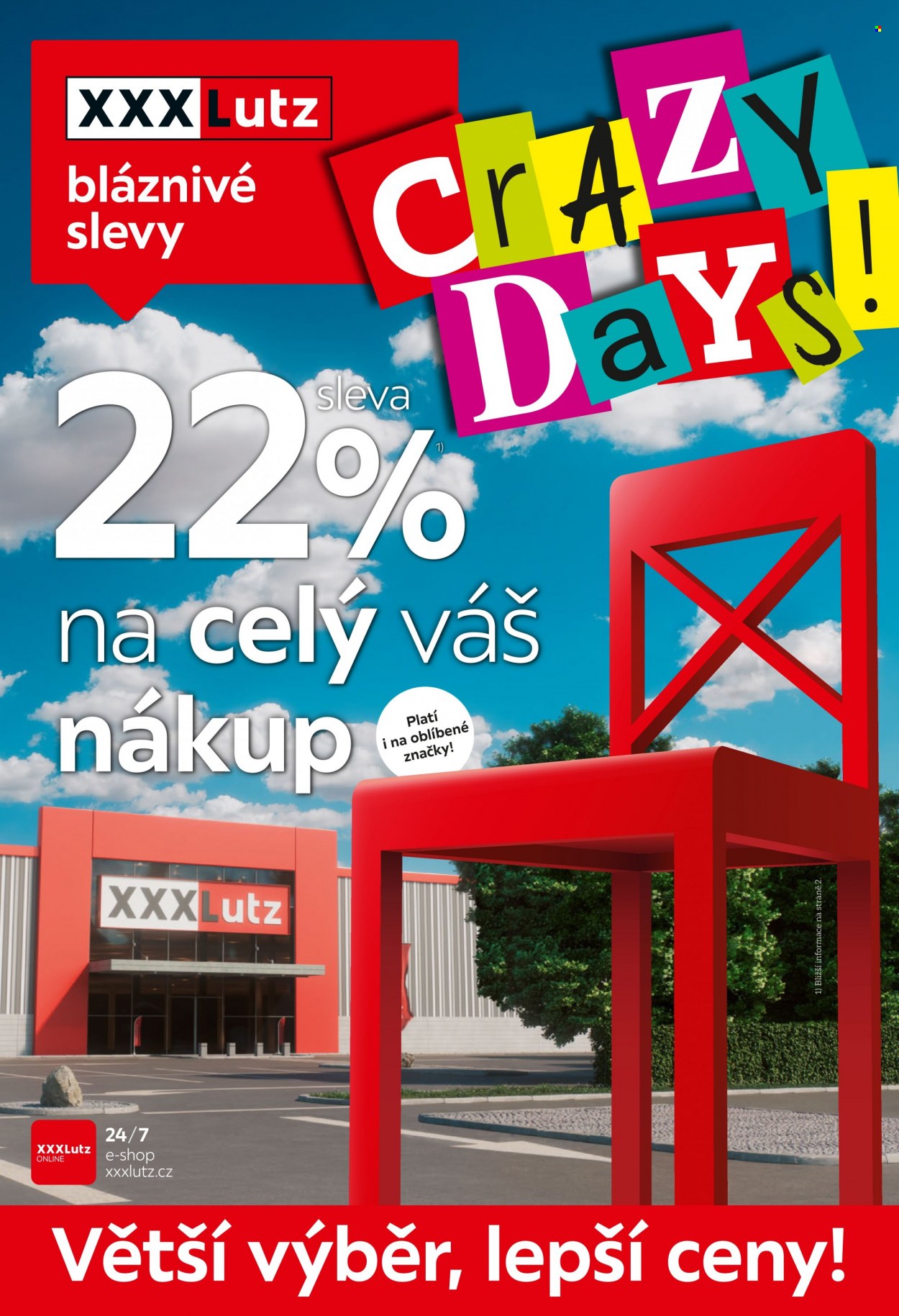 Leták XXXLutz - 18.10.2021 - 31.10.2021. Strana 1