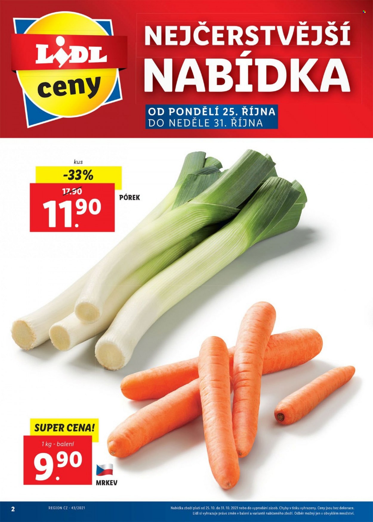 Leták Lidl - 25.10.2021 - 31.10.2021. Strana 2