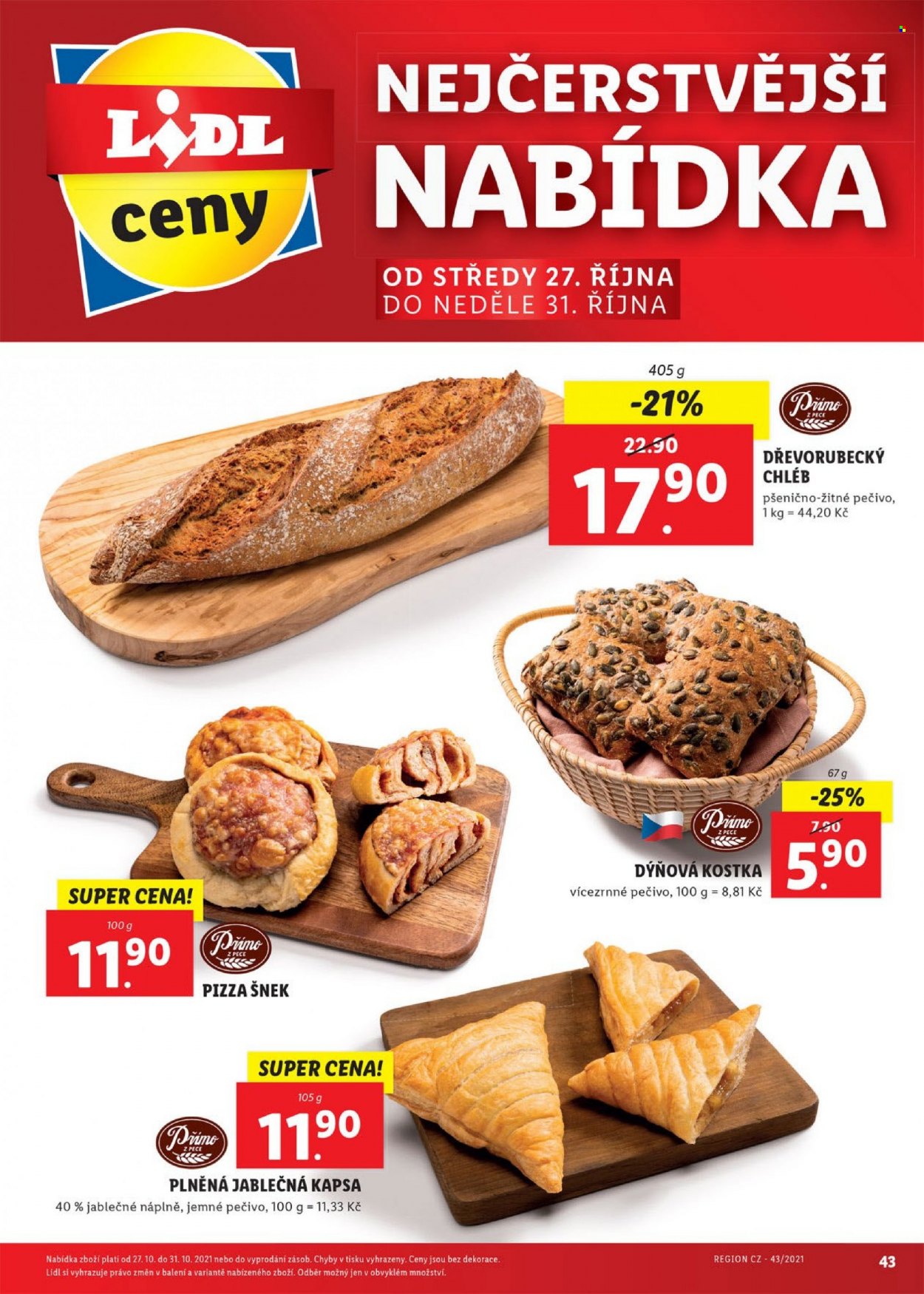 Leták Lidl - 25.10.2021 - 31.10.2021. Strana 43