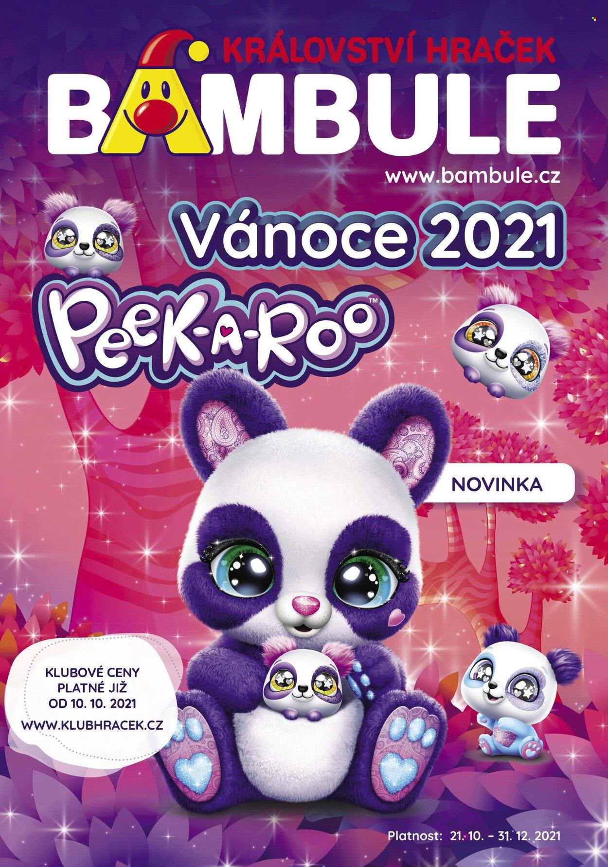 Leták Bambule - 21.10.2021 - 31.12.2021. Strana 1