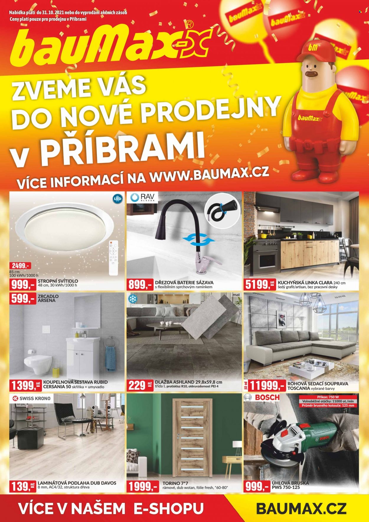 Leták Baumax - 1.10.2021 - 31.10.2021. Strana 1