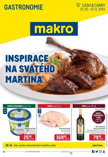 Leták MAKRO - 27.10.2021 - 9.11.2021.