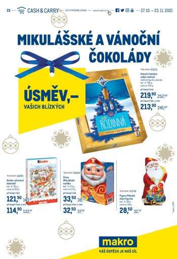 Leták MAKRO - 27.10.2021 - 23.11.2021.