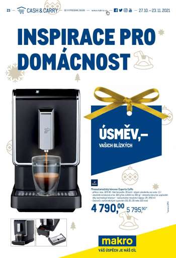 Leták MAKRO - 27.10.2021 - 23.11.2021.