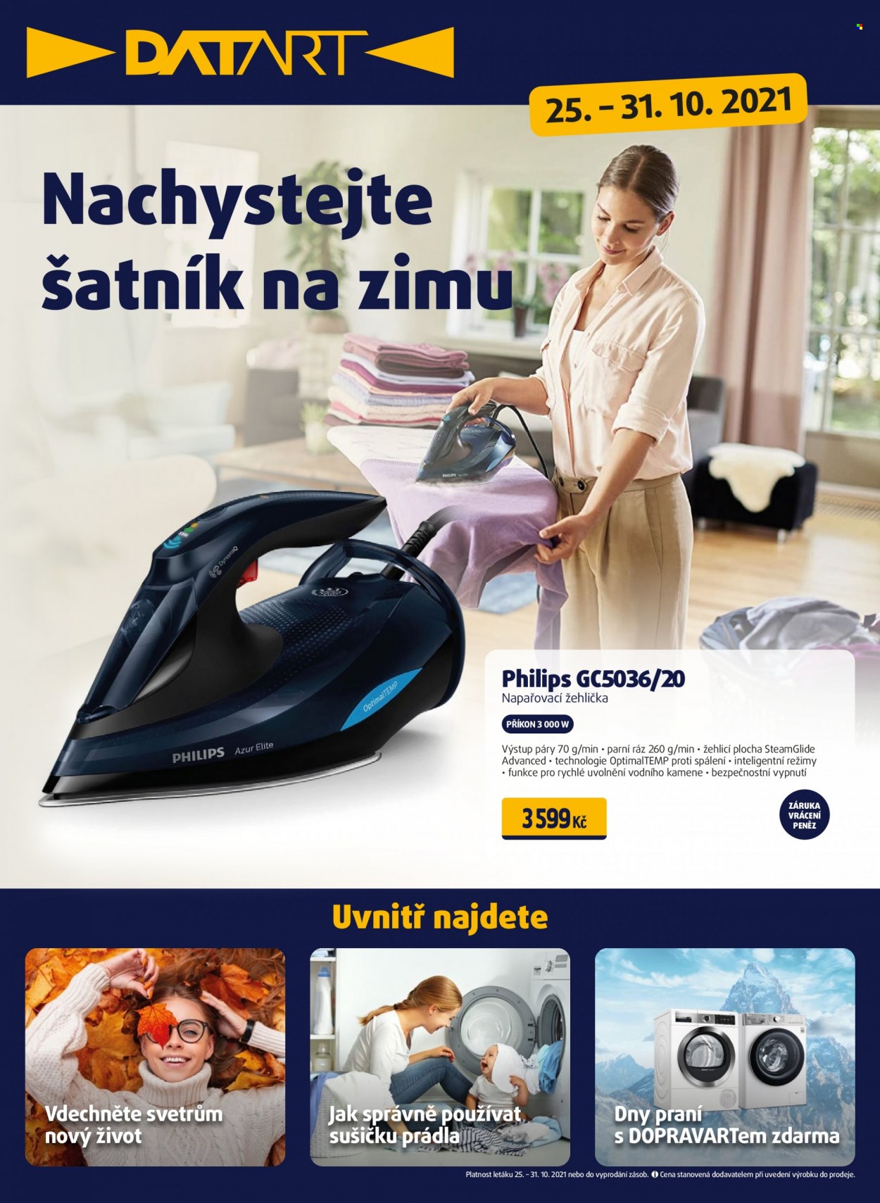 Leták DATART - 25.10.2021 - 31.10.2021. Strana 1