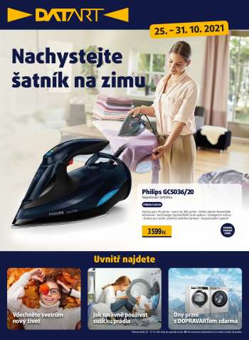 Leták DATART - 25.10.2021 - 31.10.2021.