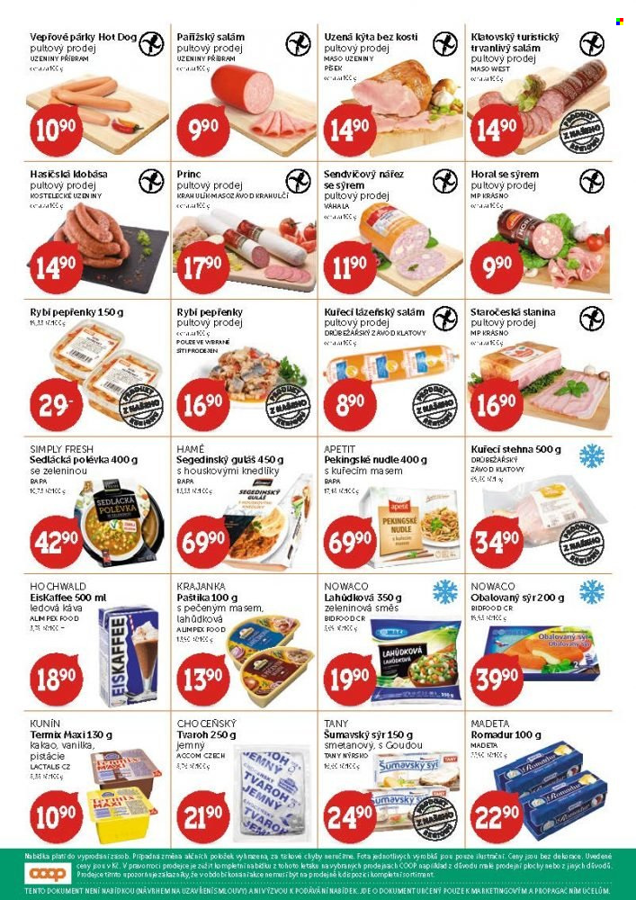 Leták coop JEDNOTA - 27.10.2021 - 9.11.2021. Strana 2