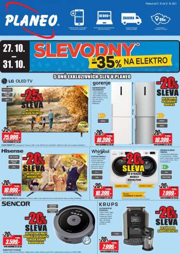 Leták PLANEO Elektro - 27.10.2021 - 31.10.2021.